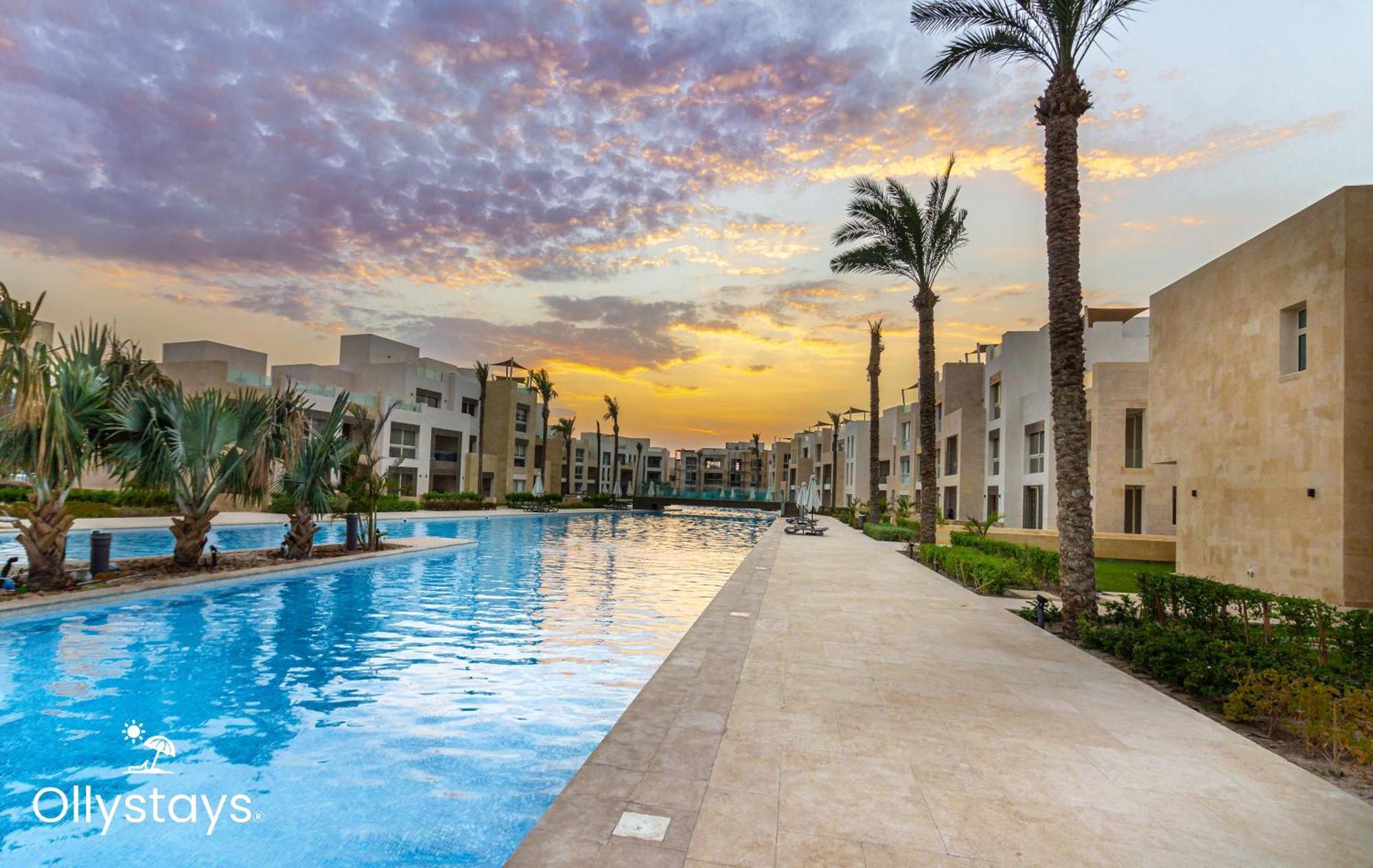 Ollystays Mangroovy Seaview 1Br Beach And Pool Free Access Hurghada Zewnętrze zdjęcie