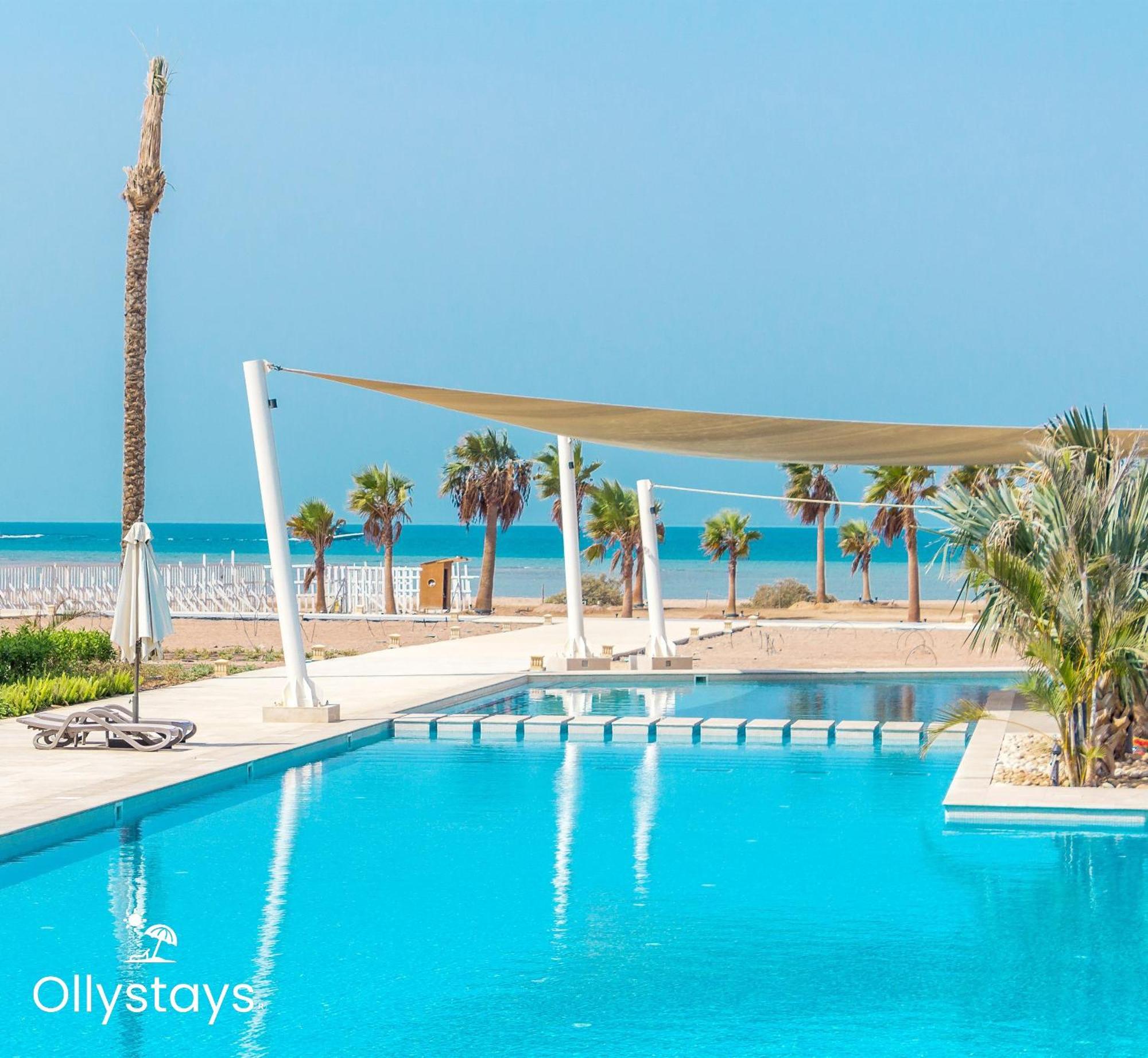 Ollystays Mangroovy Seaview 1Br Beach And Pool Free Access Hurghada Zewnętrze zdjęcie